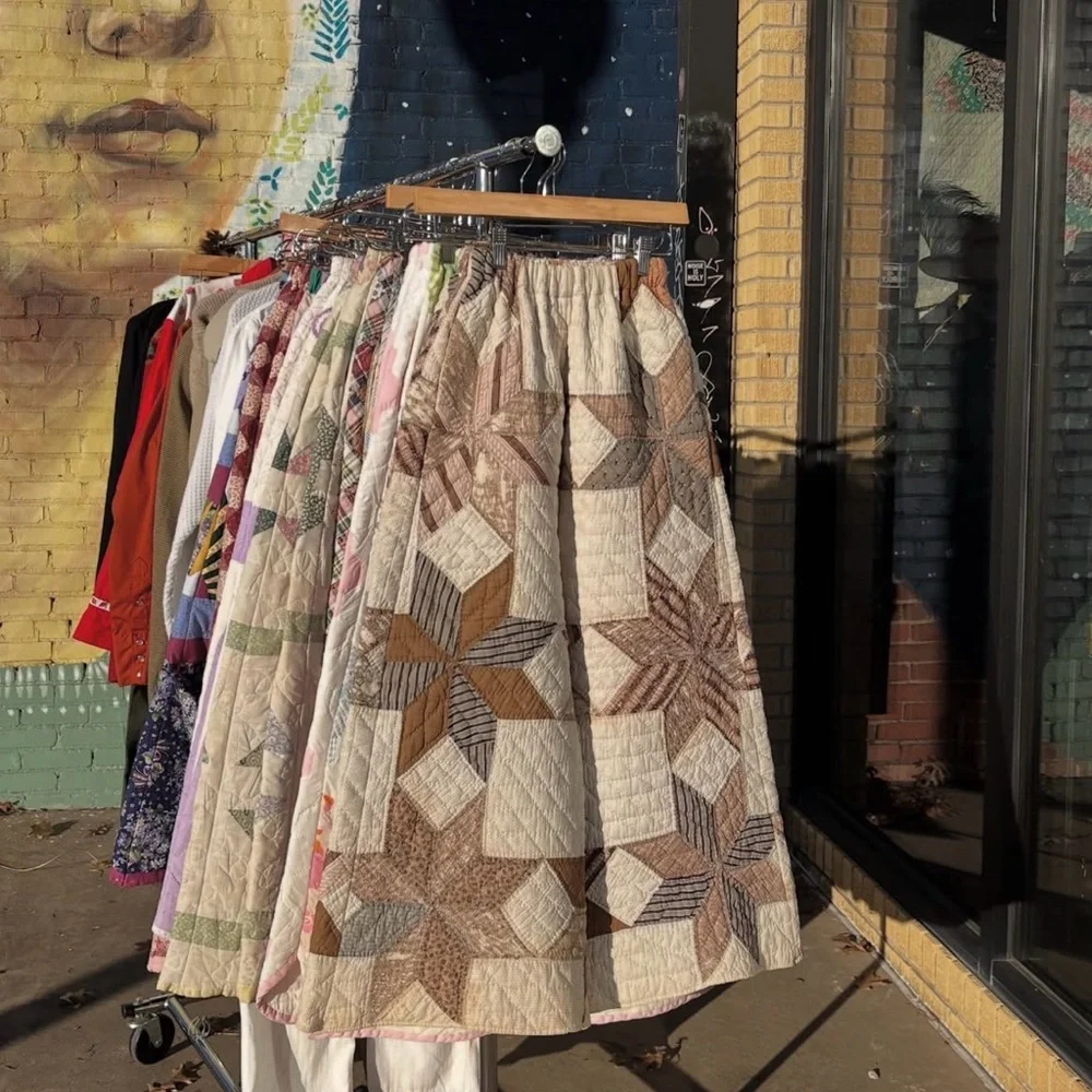 Jo and June Handmade Patchwork Star Quilt Pants Brand New - Picture 4 of 5